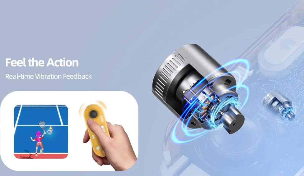 MECOOL σετ ασύρματων motion gamepad KidzMove GM2 για Android smart TV & TV Box, κίτρινο, 2τμχ — εικόνα 7