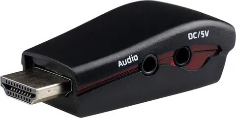 POWERTECH αντάπτορας HDMI 19pin σε VGA CAB-H076, audio jack, USB power