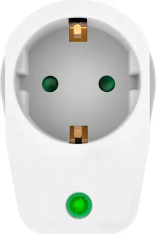 POWERTECH αντάπτορας ρεύματος PT-996, 1 θέση schuko, 16A, 3680W, λευκός