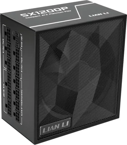 LIAN LI SX 1200P Black - PLATINUM 1200W - ATX 3.1 - 12V-2x6 - Japanese Capacitor - 10 Years Warranty