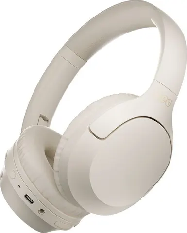 QCY H2 PRO Headset White V5.3 Bluetooth ENC Call Noise Cancelling Headphones 60h Multipoint Connect