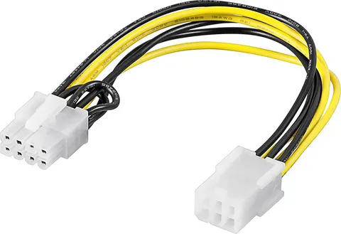 GOOBAY καλώδιο PCI Express 6pin σε PCI Express 8pin 93635, 0.20m