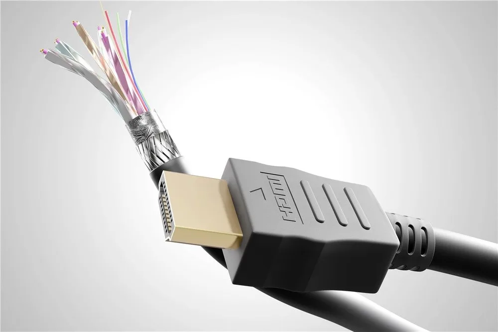 GOOBAY καλώδιο HDMI 2.0 61158 με Ethernet, 4K/60Hz, 18 Gbps, 1.5m, μαύρο — εικόνα 2