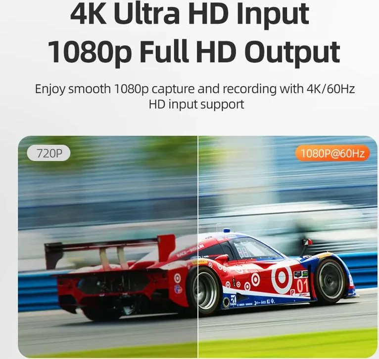 CABLETIME video capture CT-ACHC3-AG, HDMI/USB & USB-C, 4K/30Hz, γκρι — εικόνα 3