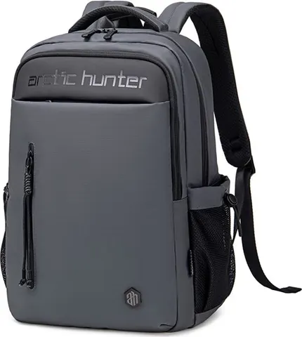 ARCTIC HUNTER τσάντα πλάτης B00534 με θήκη laptop 15.6", 21L, γκρι