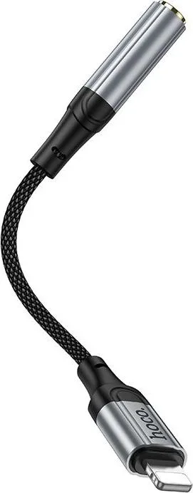 HOCO LS36A Fresh, αντάπτορας Lightning ΣΕ 3.55m, μαύρο — εικόνα 2