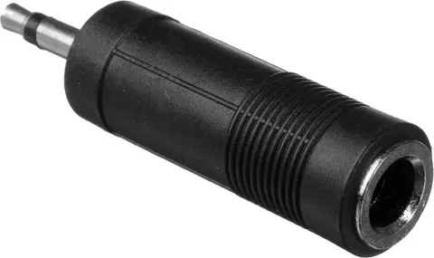 POWERTECH αντάπτορας mono 3.5mm σε 6.35mm CAB-J023, μαύρος, 5τμχ