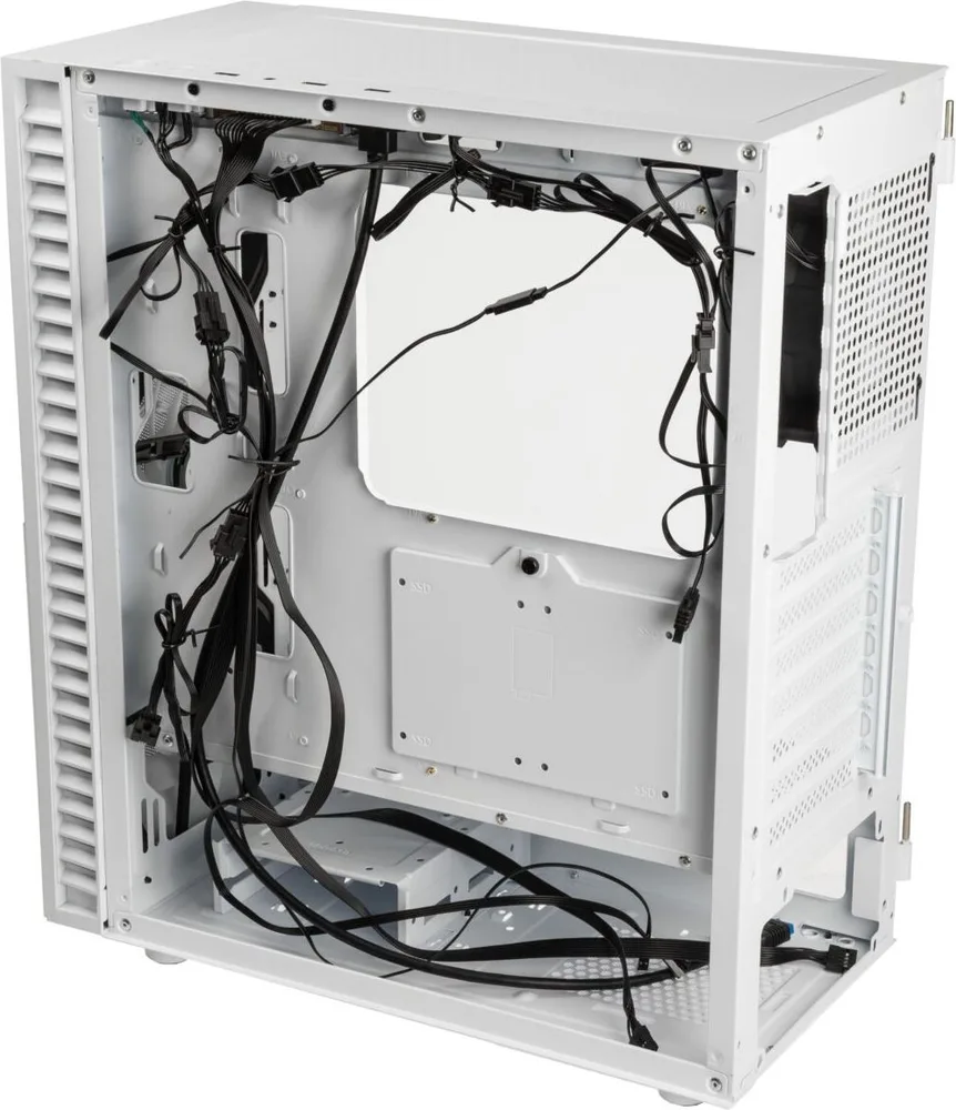 Kolink Observatory HF Mesh ARGB Midi Tower Case - White (with 6 ARGB fans - 3x140mm & 3x120mm ) — εικόνα 8