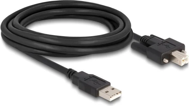 DELOCK καλώδιο USB σε USB Type B 87215, 3m, μαύρο — εικόνα 2