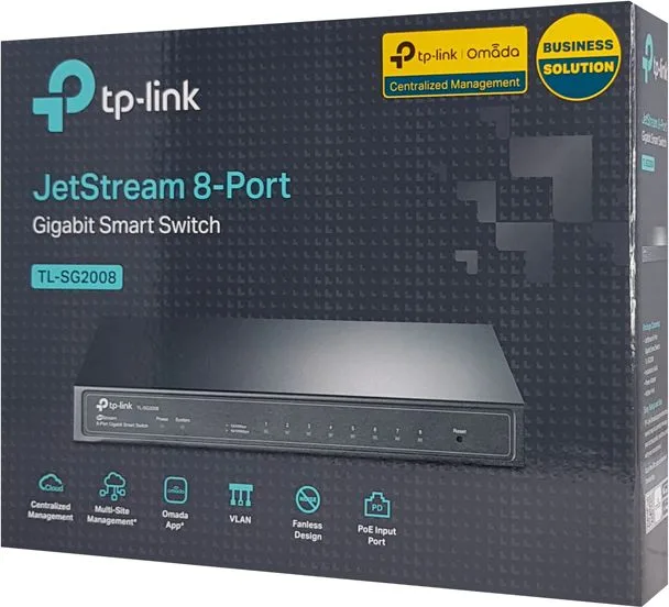 TP-LINK JetStream smart switch TL-SG2008, 8-Port Gigabit, Ver. 3.0 — εικόνα 4