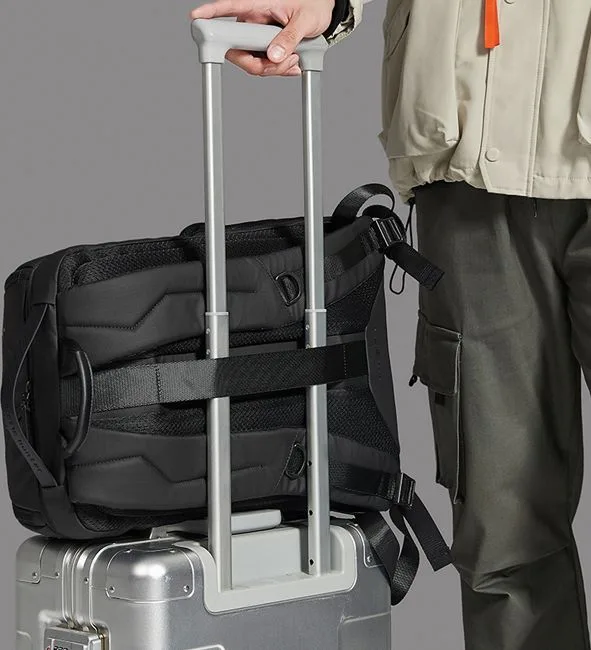 ARCTIC HUNTER τσάντα πλάτης B00532 με θήκη laptop 15.6", USB, 28L, μαύρη — εικόνα 7