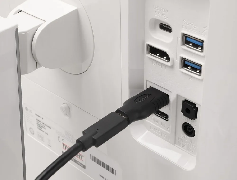 DELOCK αντάπτορας HDMI σε USB-C 61075, 4K/60Hz, μαύρος — εικόνα 2
