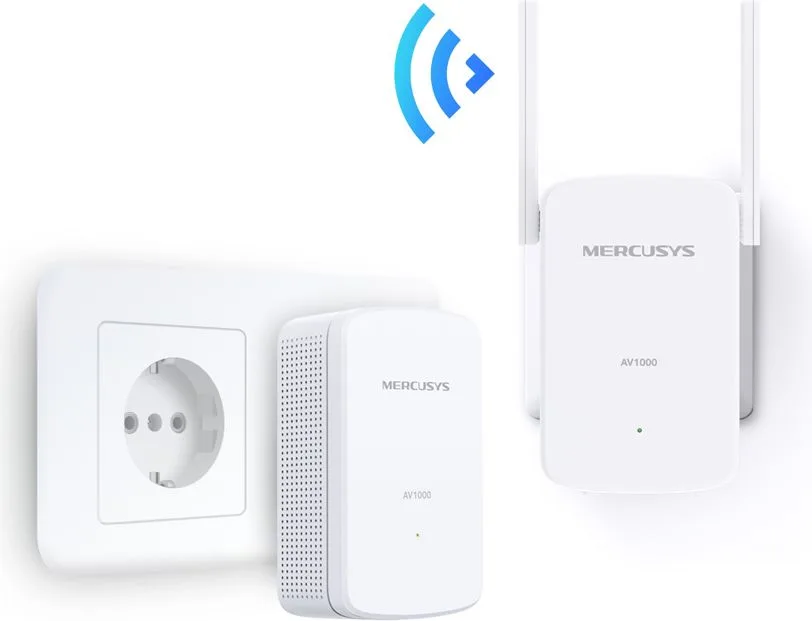 MERCUSYS Powerline Extender MP510 Kit, AV1000 Gigabit, WiFi, Ver: 1.0 — εικόνα 2