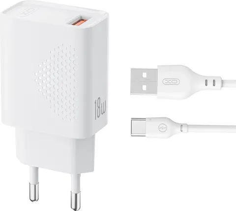 XO φορτιστής ΓΡΗΓΟΡΗΣ φόρτισης L159, 18W, με καλώδιο Type-C, 1 θύρα