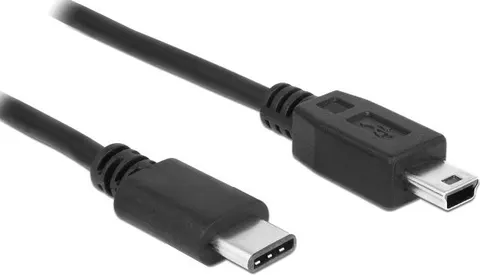 POWERTECH καλώδιο USB-C σε USB Mini CAB-UC079, 1.5m, μαύρο