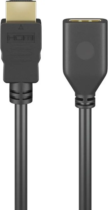 GOOBAY καλώδιο προέκτασης HDMI 61313 Ethernet, 4K/60Hz 18Gbps, 5m, μαύρο — εικόνα 2