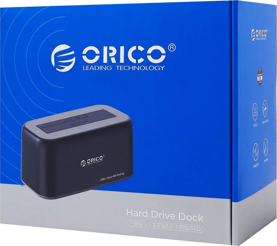 ORICO docking station για 2.5" ή 3.5" SATA HDD/SSD 6819C3-V1, 5Gbps, μαύρο — εικόνα 5