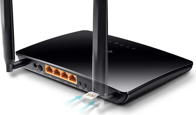 TP-LINK router TL-MR6400, 4G LTE, WiFi 300Mbps, V7.20 — εικόνα 2