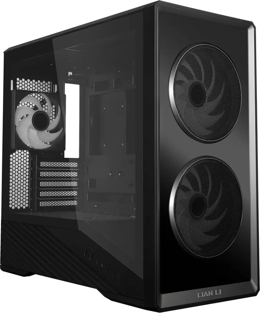 LIAN LI Vector V150 Black - w/ 3 x ARGB Fans + Hub - Infinity Mirror - Micro-ATX, Mini-ITX PC Case — εικόνα 3