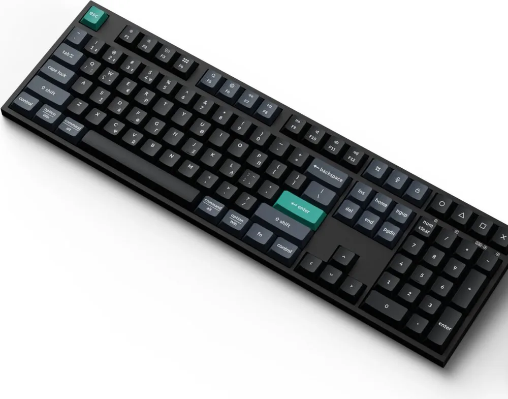 Keychron B36 (B36-K9-GR) Wireless Keyboard 100% GR Layout Black — εικόνα 3