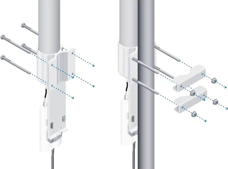 UBIQUITI AMO-2G13 2.4GHz AirMax Dual Polarity 13dBi Omni Antenna — εικόνα 2