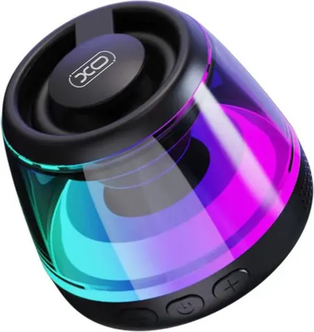 XO F62 Mini μαγνητικό ηχείο Bluetooth με ΠΟΛΥΧΡΩΜΑ LED, 5W, μαύρο