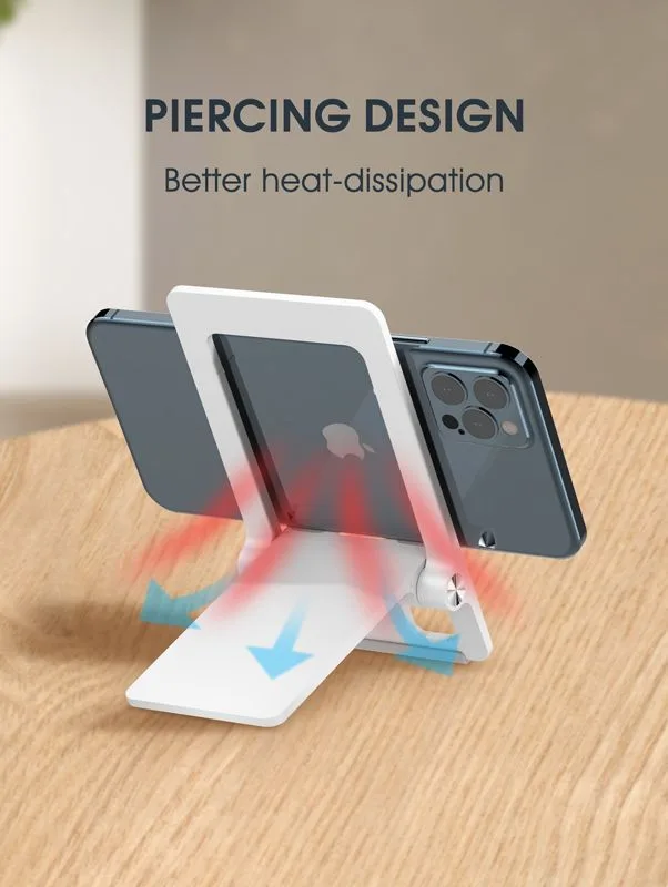 LDNIO βάση smartphone MG06, foldable, 4.7-7.2", λευκή — εικόνα 3