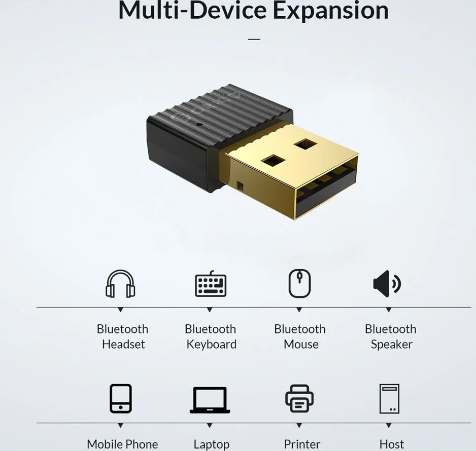 ORICO USB αντάπτορας Bluetooth 5.0 BTA-508, μαύρος — εικόνα 3