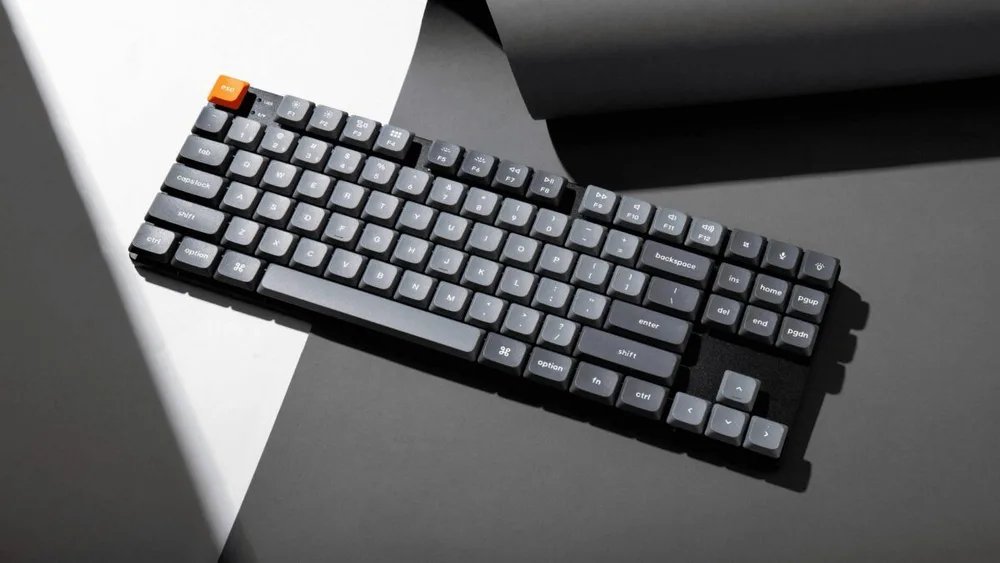 Keychron K1 Max (K1M-H1) ANSI 80% TKL Black Full Assembled Red Switch RGB Hot-Swap Wired Low Profile — εικόνα 4