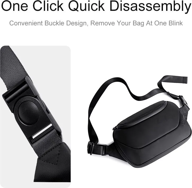 ARCTIC HUNTER τσάντα Crossbody Y00561 με θήκη tablet, 4L, μαύρη — εικόνα 4