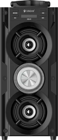 CELEBRAT φορητό ηχείο OS-01, 10W, 1200mAh, Bluetooth, FM, LED, μαύρο