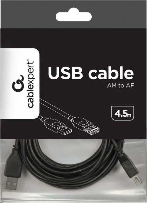 CABLEXPERT καλώδιο USB Extension 2.0 Male-Female με ΦΕΡΡΙΤΗ 5m — εικόνα 3