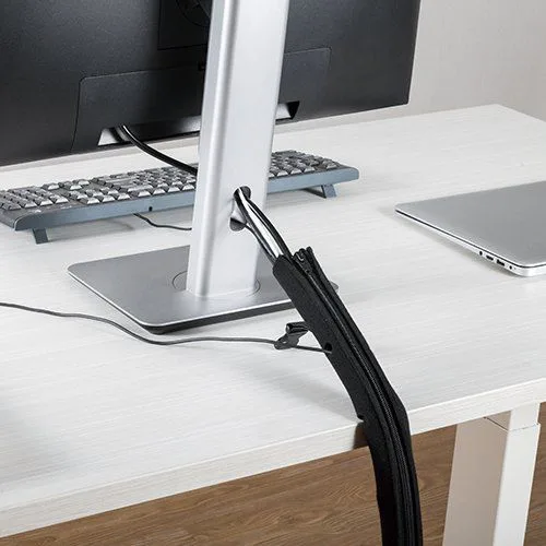 BRATECK κάλυμμα καλωδίων τύπου Flex Wrap CC15-1, με φερμουάρ, Φ30cm x1m — εικόνα 3