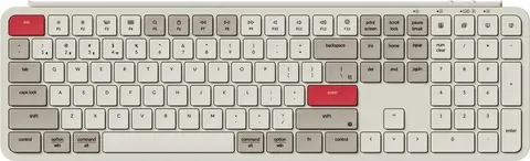 Keychron B6 Pro (B6P-K13) Ultraslim Wireless Keyboard ZMK Online customization - Retro Red 100% US