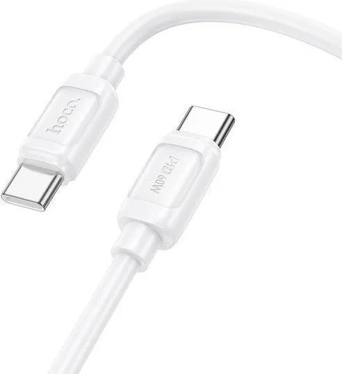 HOCO X115 Surpass καλώδιο φόρτισης, 60W, Type-C ΣΕ Type-C, λευκό — εικόνα 2