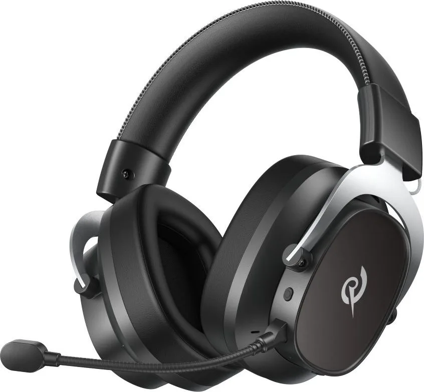 QCY Heroad VT200 Pro Tri-mode Black Wired/Wireless/BT Gaming Headset 53mm Metal Headband PS4/PS5/PC — εικόνα 4
