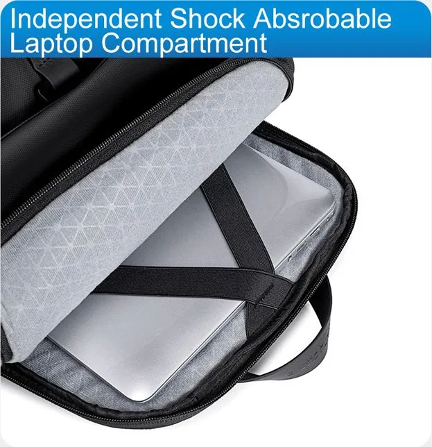 ARCTIC HUNTER τσάντα πλάτης B00558 με θήκη laptop 15.6", 24L, USB, μαύρη — εικόνα 5