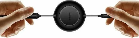 BASEUS Bright Mirror 2 Series, ΠΤΥΣΣΟΜΕΝΑ καλώδια φόρτισης, 3 ΣΕ 1, μαύρο — εικόνα 2