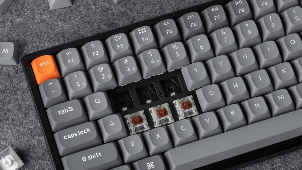 Keychron K2 Max (K2M-J3) QMK Wireless Mechanical Keyboard Brown Switch (Hot-Swap) 75% Us Layout — εικόνα 2