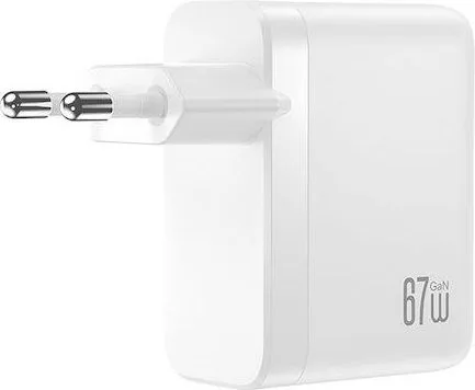 XO CE39, φορτιστής ΓΡΗΓΟΡΗΣ φόρτισης, 4 ΘΥΡΕΣ, GAN, 65W, ΛΕΥΚΟΣ — εικόνα 2