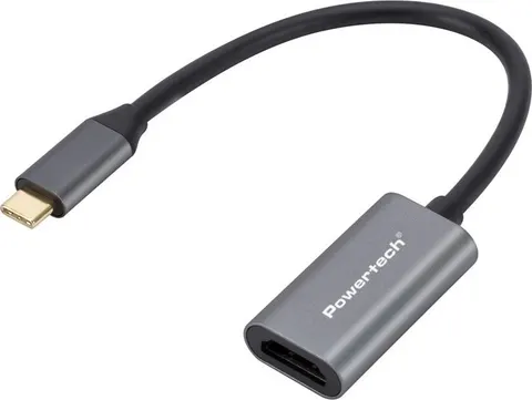 POWERTECH αντάπτορας USB-C σε HDMI CAB-UC086, 4K/60Hz, γκρι