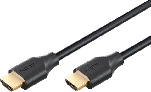 GOOBAY καλώδιο HDMI 2.2 80091, 16K/60Hz, 96 Gbps, 1m, μαύρο
