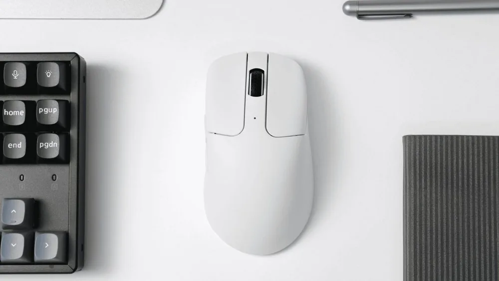 Keychron M2 8k (M2-A24) White Wireless Optical Mouse - 8K Polling Rate Ultra-lightweight — εικόνα 2
