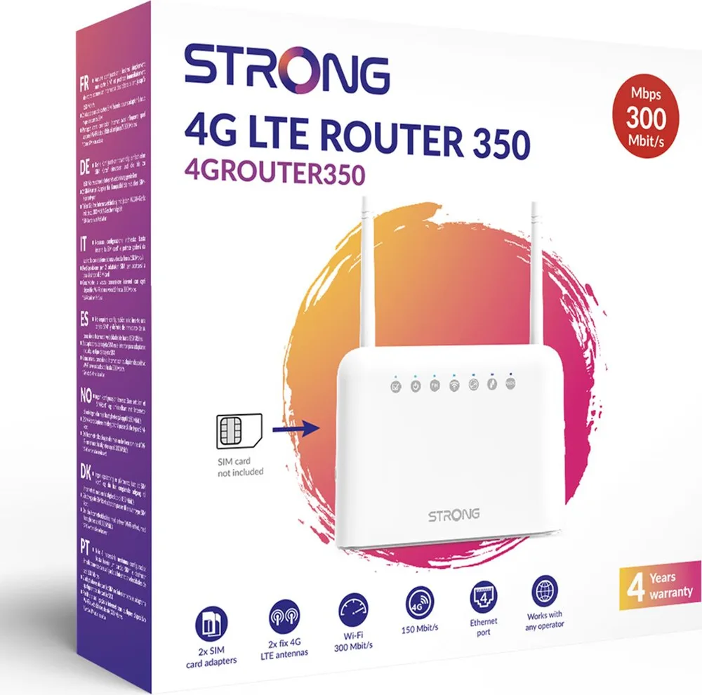 STRONG router 4GROUTER350, 4G LTE 150Mbps, WiFi 300Mbps, LAN 100Mbps — εικόνα 7