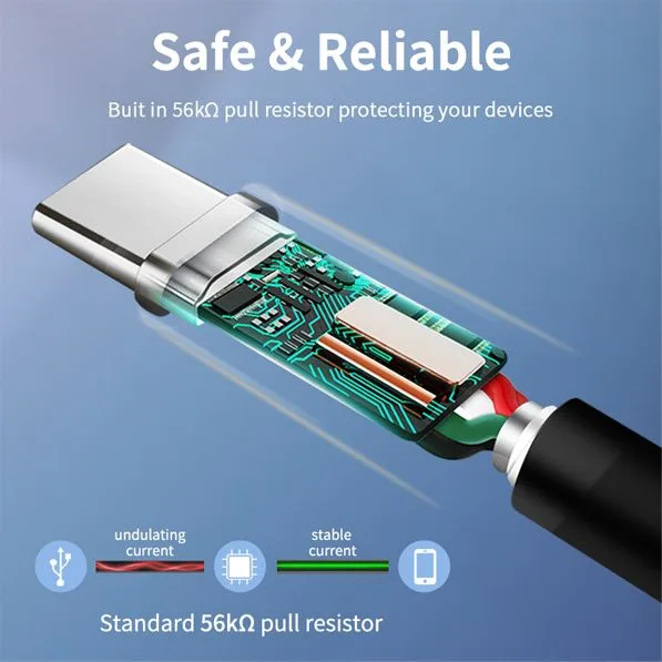 CABLETIME καλώδιο USB-C σε USB CMAMN, 3A, 5Gbps, 1m, μαύρο — εικόνα 4