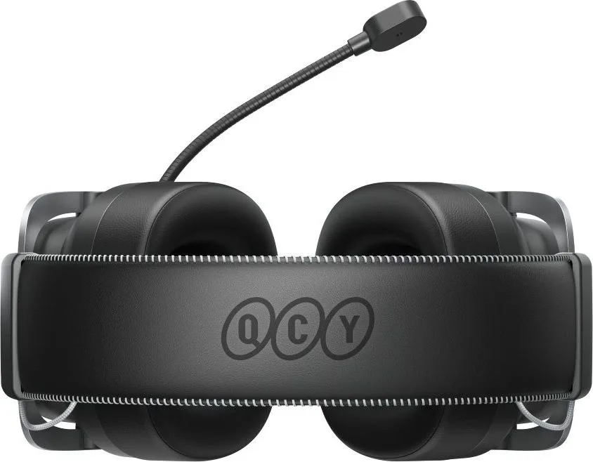 QCY Heroad VT200 Pro Tri-mode Black Wired/Wireless/BT Gaming Headset 53mm Metal Headband PS4/PS5/PC — εικόνα 2