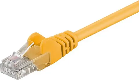 GOOBAY καλώδιο δικτύου 68356, CAT 5e U/UTP, CCA, 2m, κίτρινο