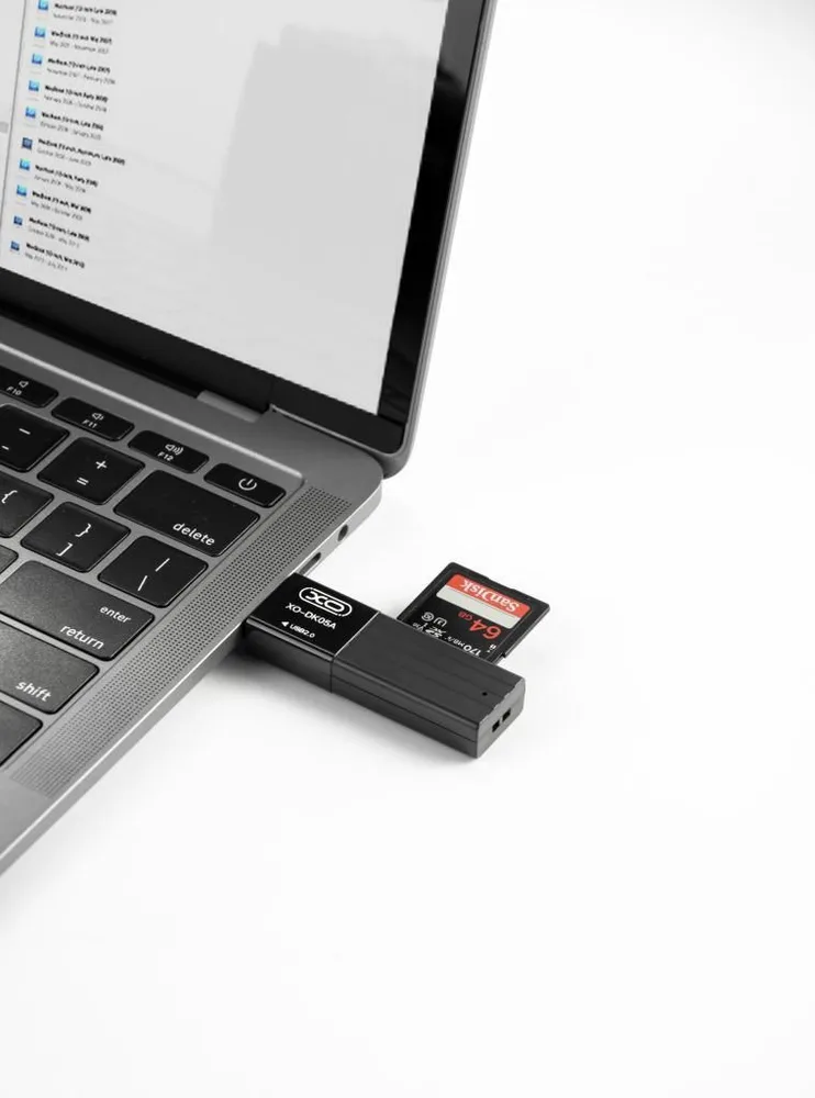 XO DK05A USB 2.0 2-in-1 Card Reader — εικόνα 3