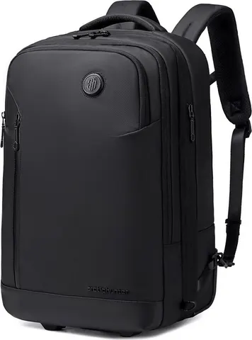 ARCTIC HUNTER τσάντα ταξιδίου LG00861 με θήκη laptop 15.6", τροχήλατη, 42L/54L, μαύρη