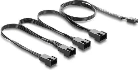DELOCK καλώδιο 1x 4pin PWM σε 4x 4pin PWM 84540 για ανεμιστήρες, 40cm